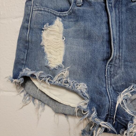 Mumu Blue Jean Shorts 28 - Picture 5 of 11